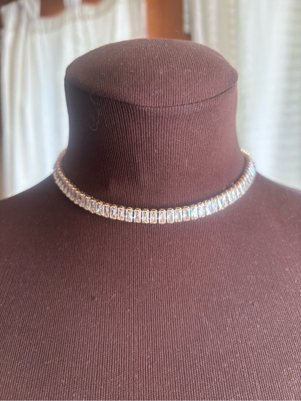 Gold Plated Tennis Choker